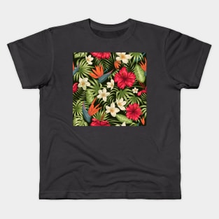 Best Flower Pattern Kids T-Shirt